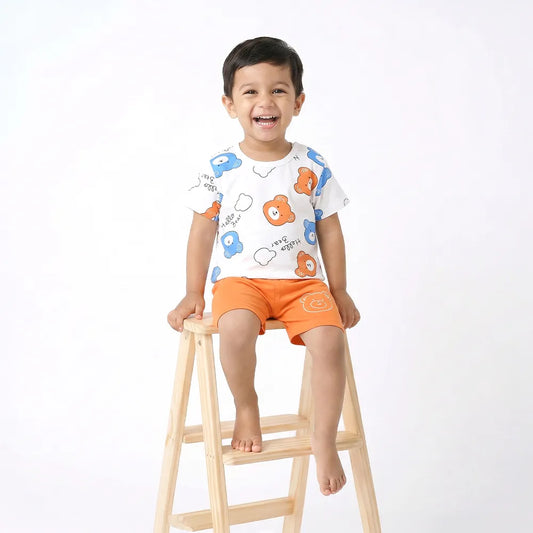 Cute Kids Pajamas & T-Shirt Set | Soft Matching Baby and Toddler Outfits