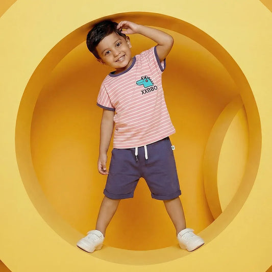 Stylish Kids T-Shirt Pajamas with XBOB Logo - Fun Design, Perfect Fit, Quality Fabric - Ages -6