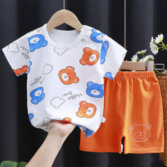 Cute Kids Pajamas & T-Shirt Set | Soft Matching Baby and Toddler Outfits