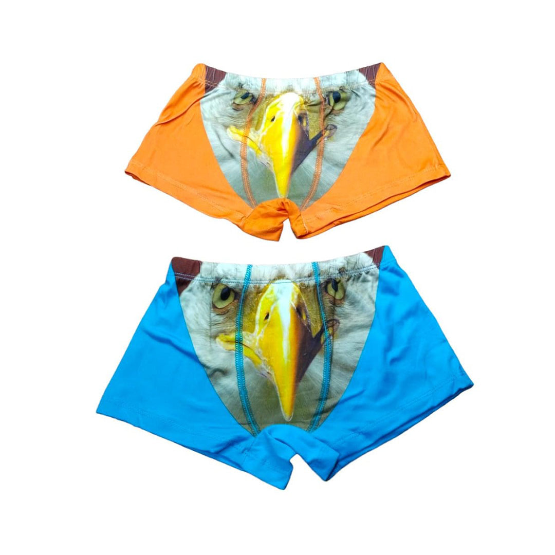 Brightly Colored Animal Print Boxers - Funny Men's Shorts