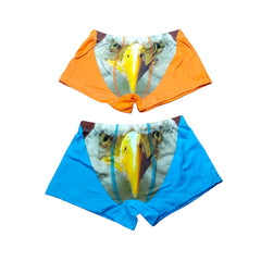 Brightly Colored Animal Print Boxers - Funny Men's Shorts
