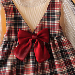 Plaid Ruffle Baby Girl Dress