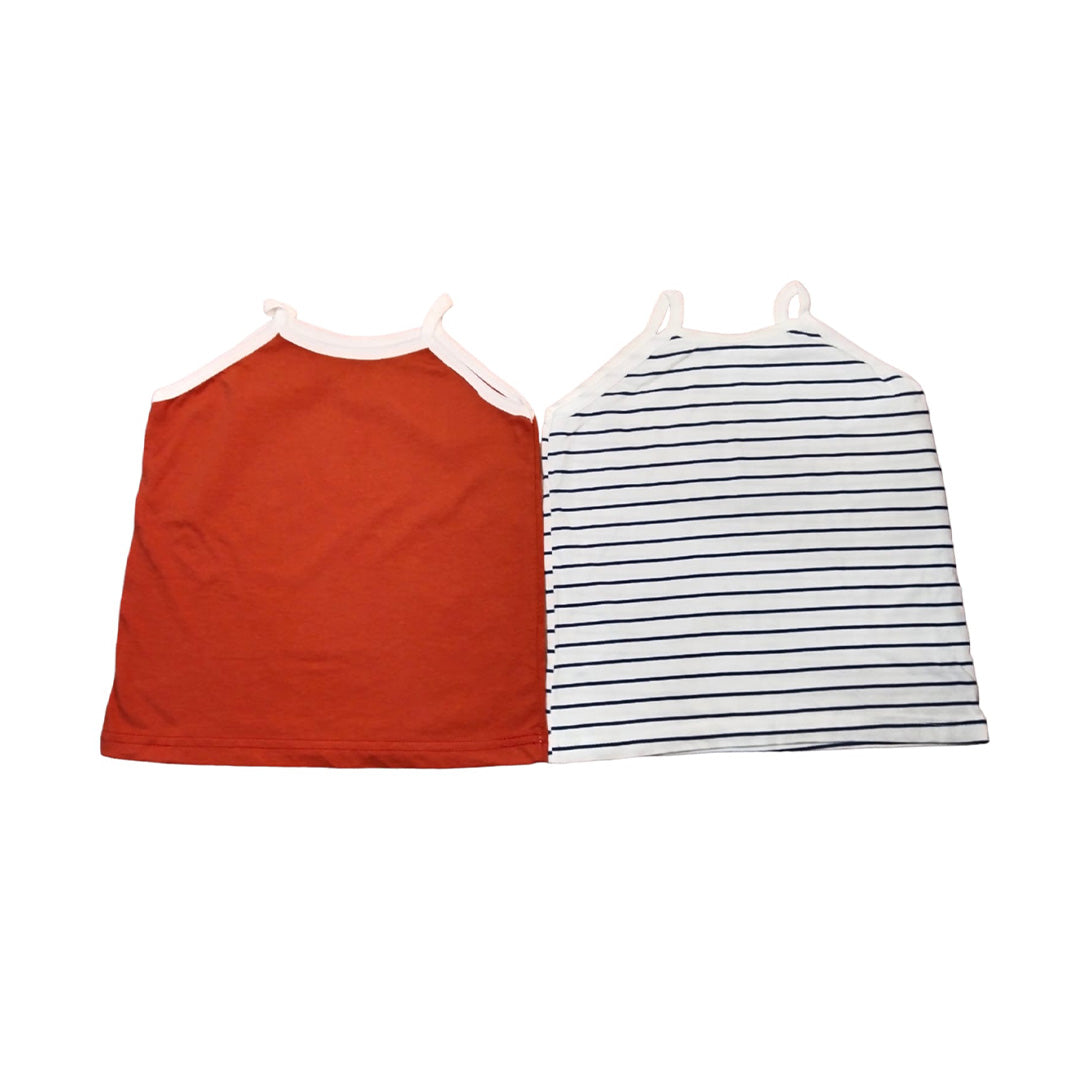 Red & White Striped Tank Tops - Breathable, Comfortable, Vintage-Inspired - Kids' Clothing