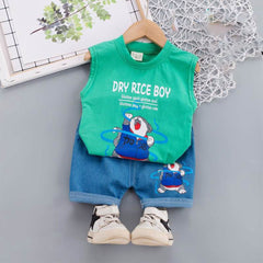 Cute Kitty Tank and Jeans Set