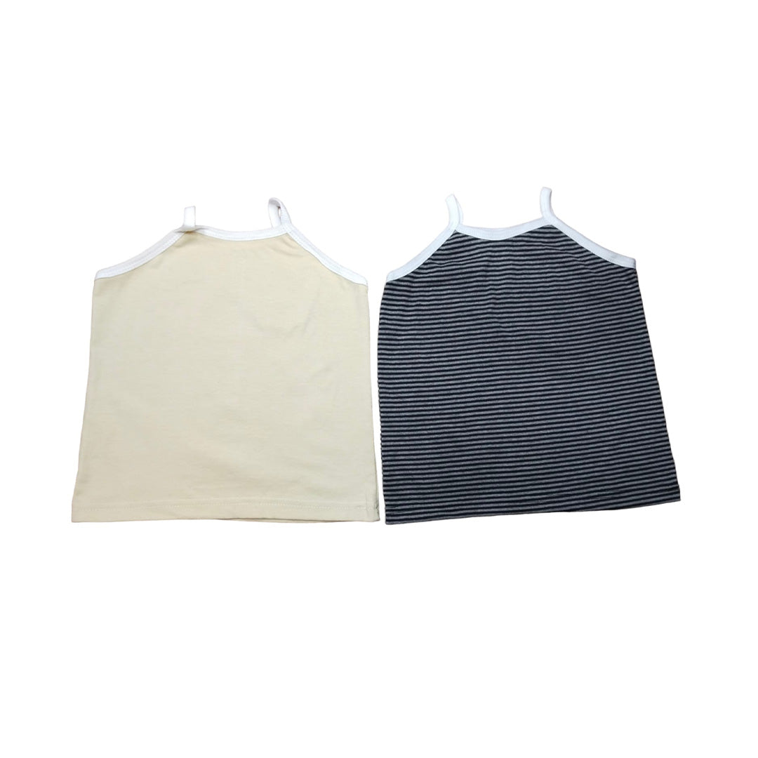 Classic Cotton Vest Trio - Chic Solid & Striped Options for Women