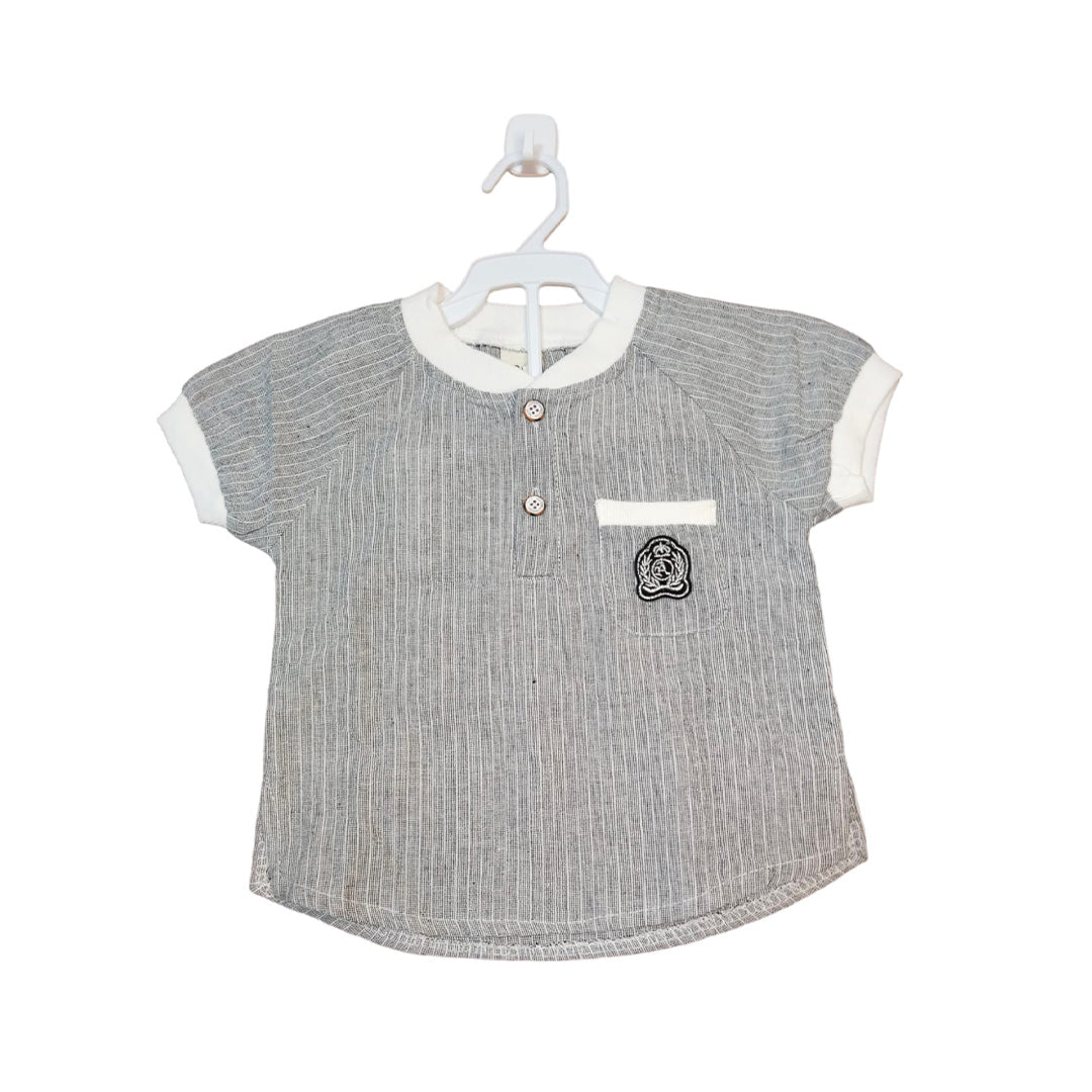 Cute Baby Boy Shorts with Print & Black Duck