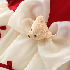 Cute Red Cross Dress | Baby Girl's Special Occasion