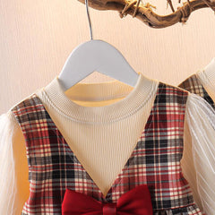 Plaid Ruffle Baby Girl Dress