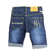 Denim Shorts - Men's Blue Jeans Cut-Offs