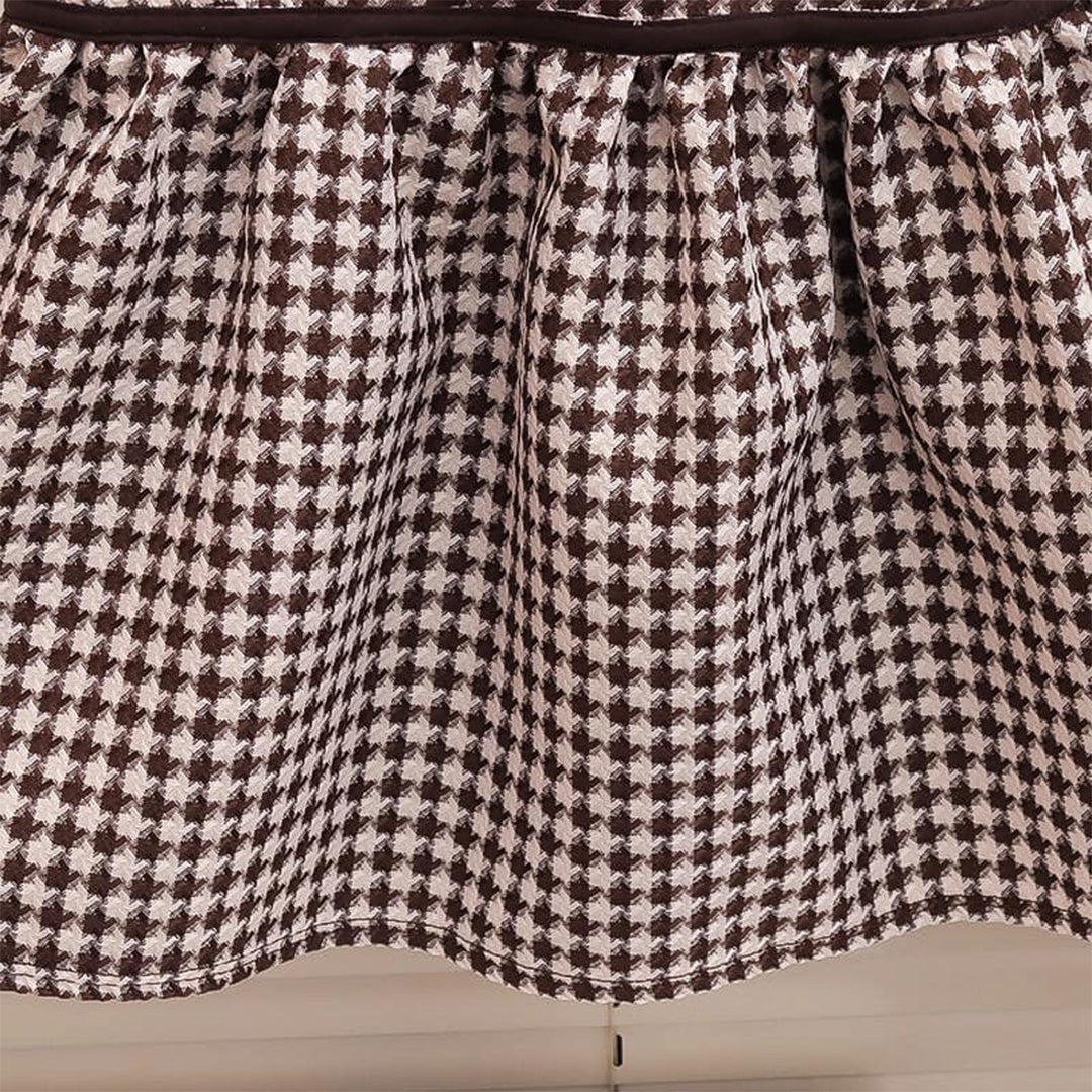 Trendy Toddler Dress with Ruffles and Checkered Pattern