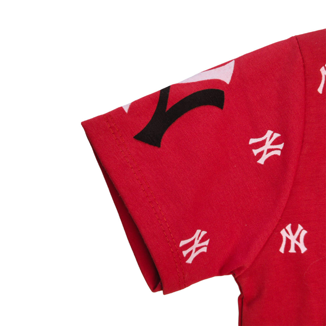 Red New York Yankees Toddler Polo Shirt