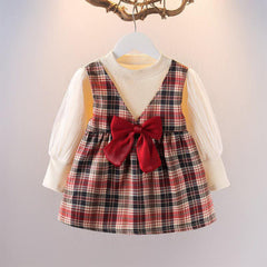 Plaid Ruffle Baby Girl Dress
