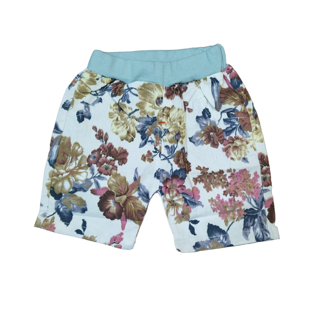 Cute Baby Boy Shorts with Print & Black Duck