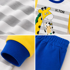 Adorable Baby Giraffe Pajamas with H.Tong Character