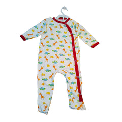 Baby's Sleeping Onesie with Pajamas and Dino Pattern