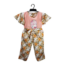 Floral Jumpsuit with Playful Pattern | Comfortable Children's Clothing.