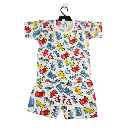 Adorable Fire Truck Baby Onesie - Comfortable & Charming