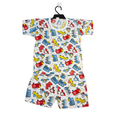 Adorable Fire Truck Baby Onesie - Comfortable & Charming