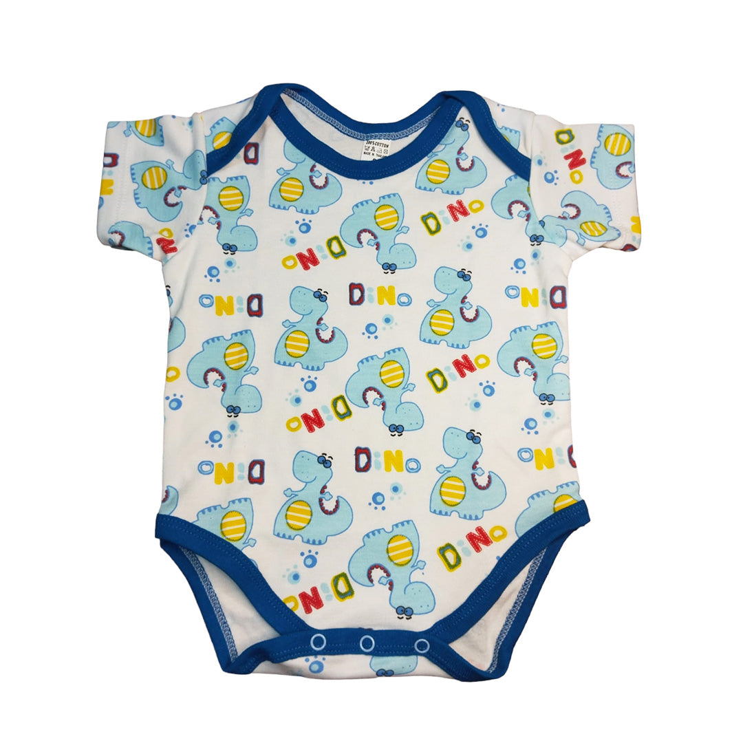 Adorable Blue and White Baby Onesie
