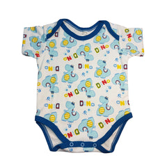 Adorable Blue and White Baby Onesie