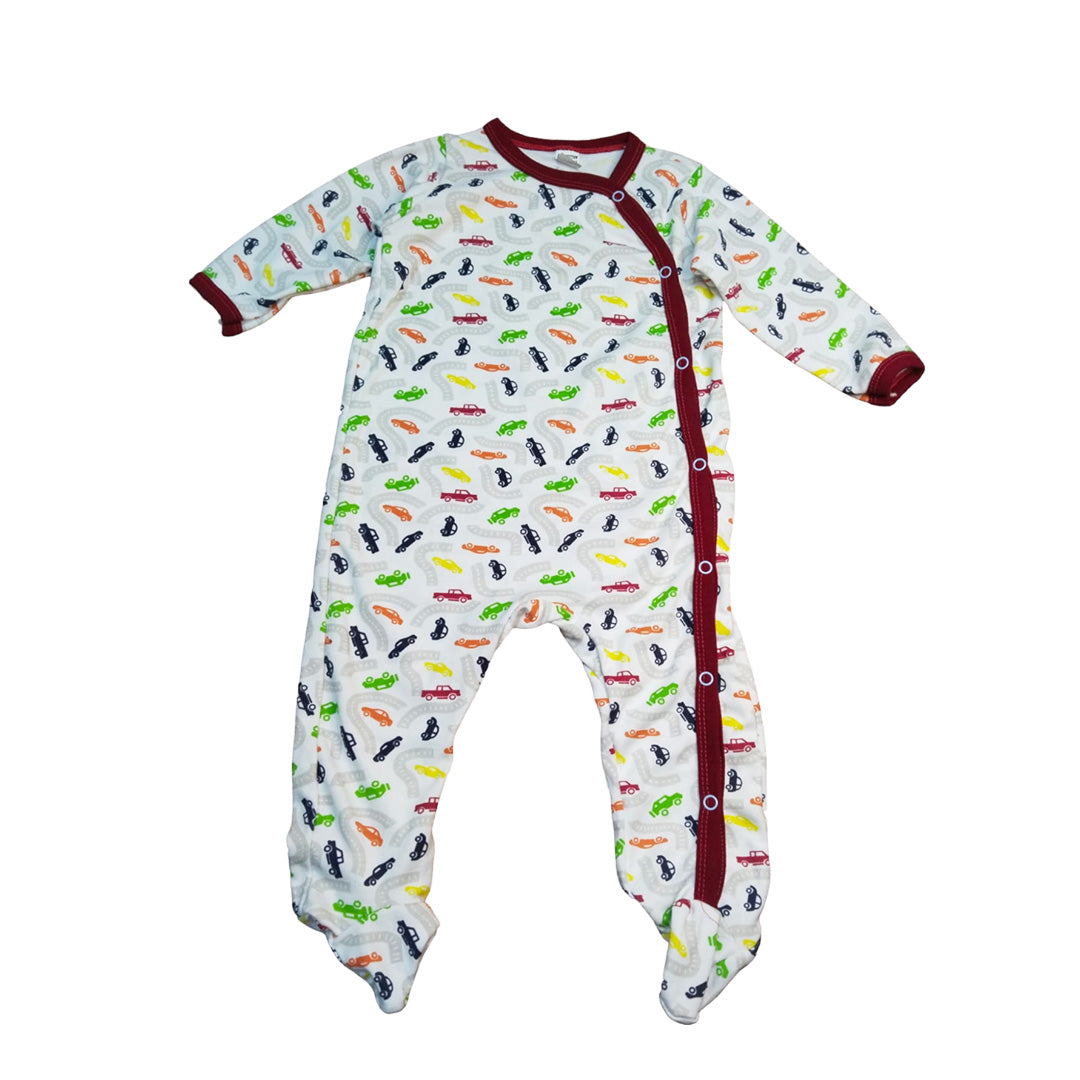 Baby One Piece Onesie - Carrots & Fish Print