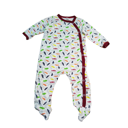 Baby One Piece Onesie - Carrots & Fish Print