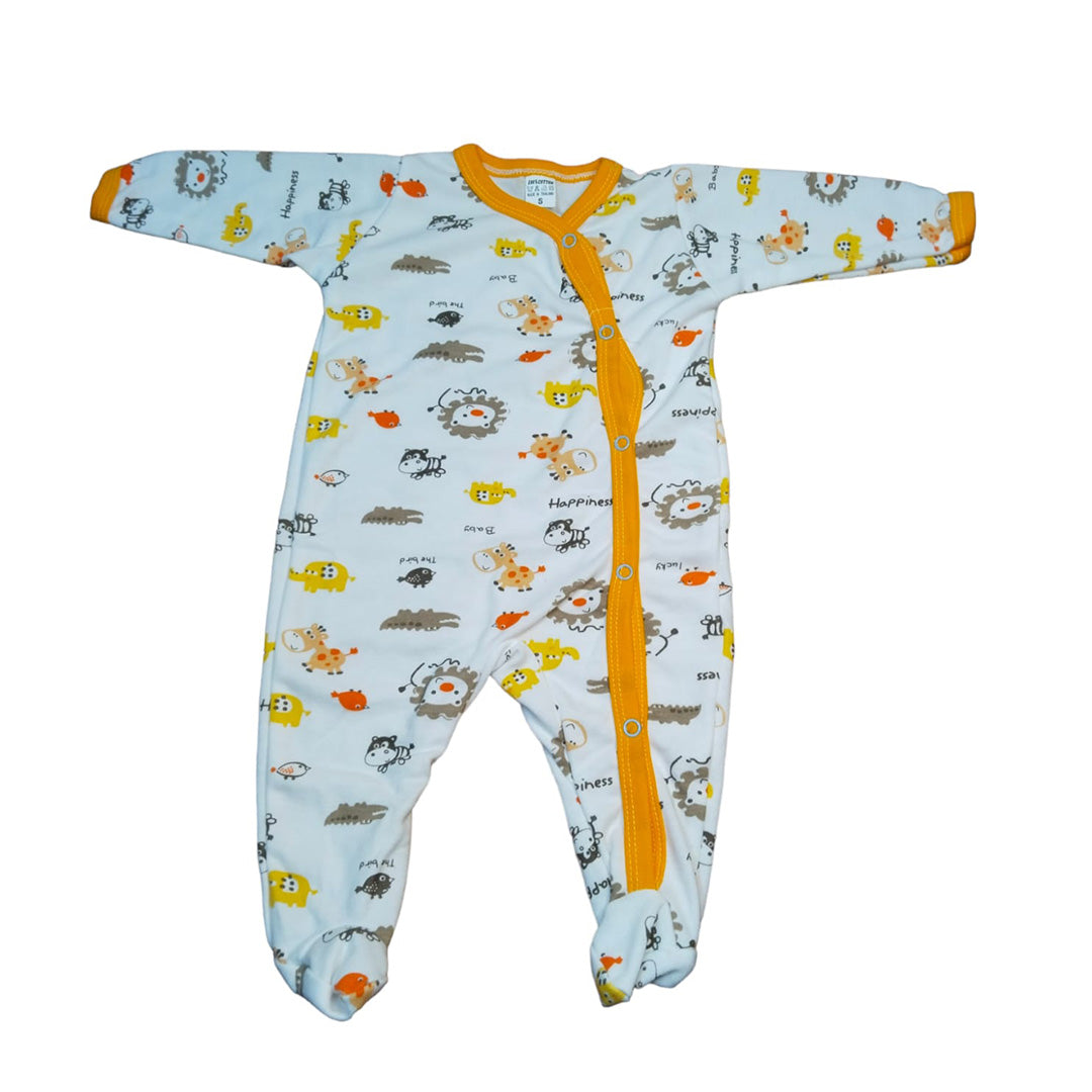Baby Onesie with Animal Pattern | Soft Fleece, Comfortable Fit