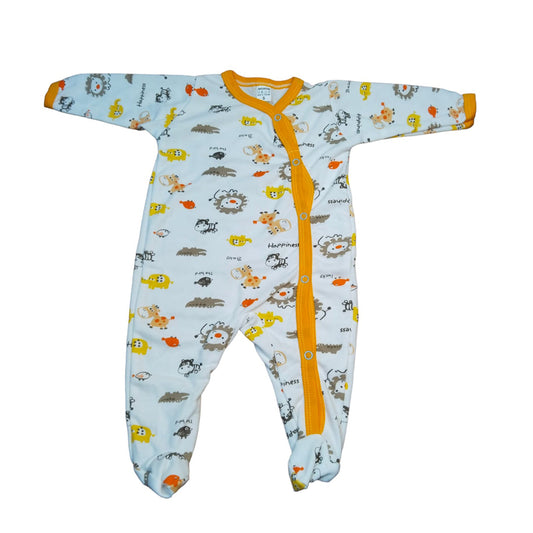 Baby Onesie with Animal Pattern | Soft Fleece, Comfortable Fit