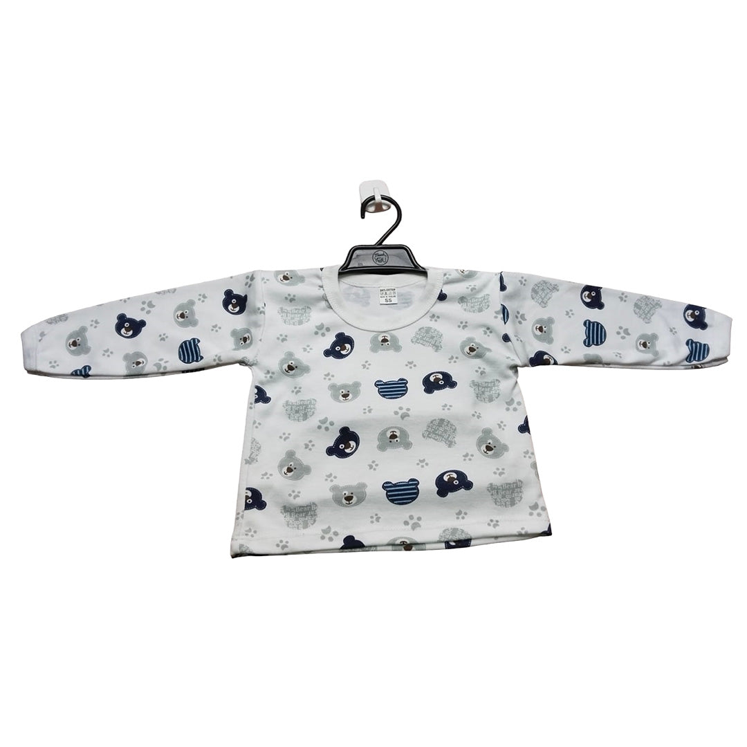 Baby Onesie with Unicorns, Grey and Blue Pajama Set, Soft Cotton Material