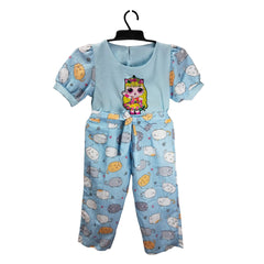 Adorable Two-Piece Onesie Pajamas with Animal Pattern