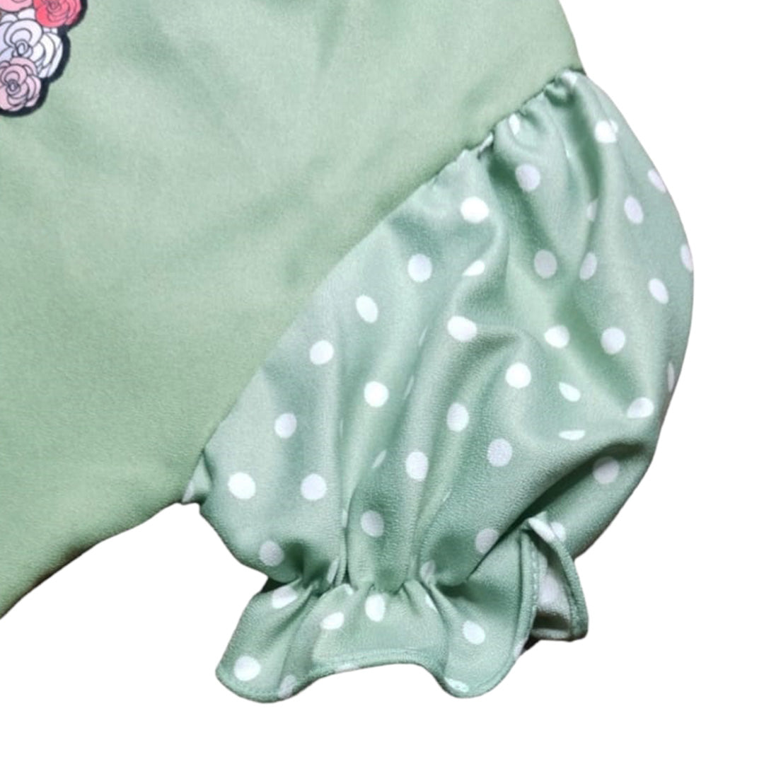 Girls' Fashionable T-Shirt with Unique Design