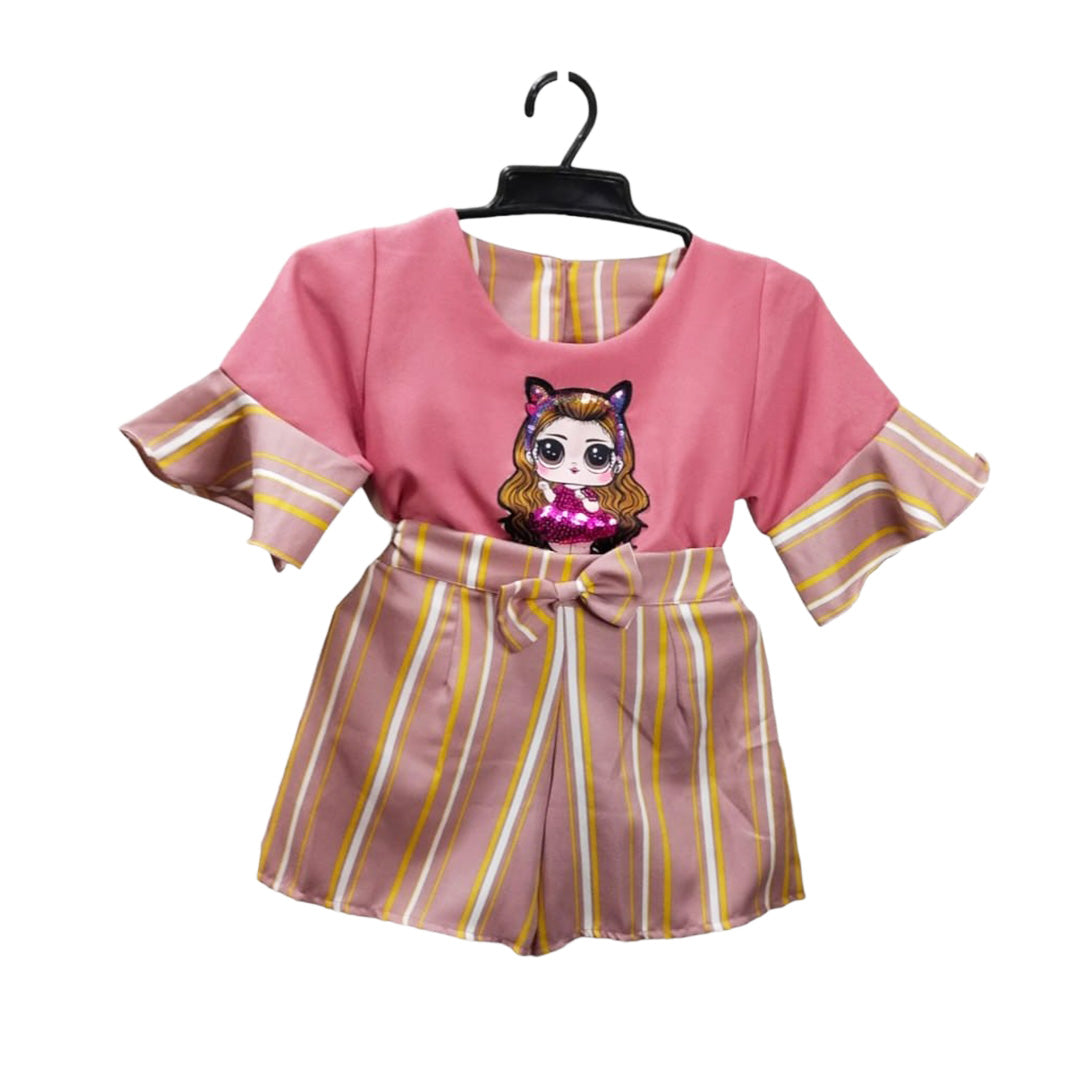 Funny Cat Graphic Kids Romper - Playful Style for Little Ones!
