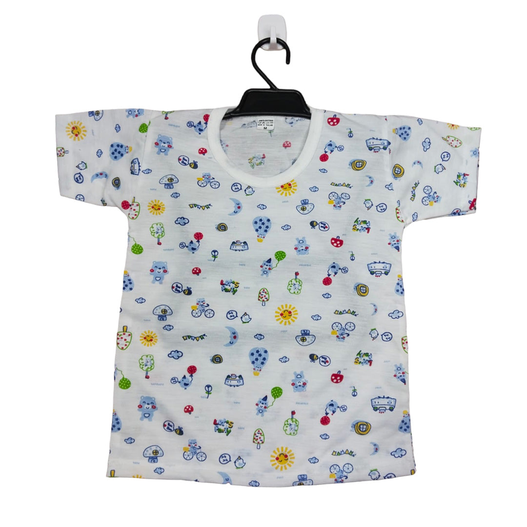 Unisex Baby Onesie with Floral Design