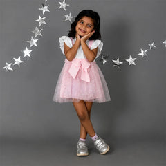 Pink Baby Dress with Bow - Chic, Adorable Girls Formal Wear