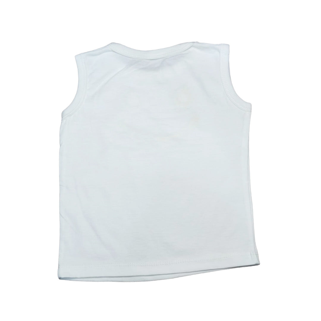 Adorable Baby Onesie with Bear and Paw Prints