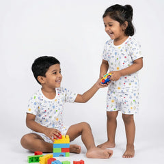Unisex Baby Onesie with Floral Design