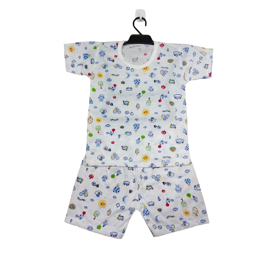 Unisex Baby Onesie with Floral Design