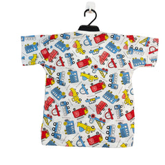 Adorable Fire Truck Baby Onesie - Comfortable & Charming