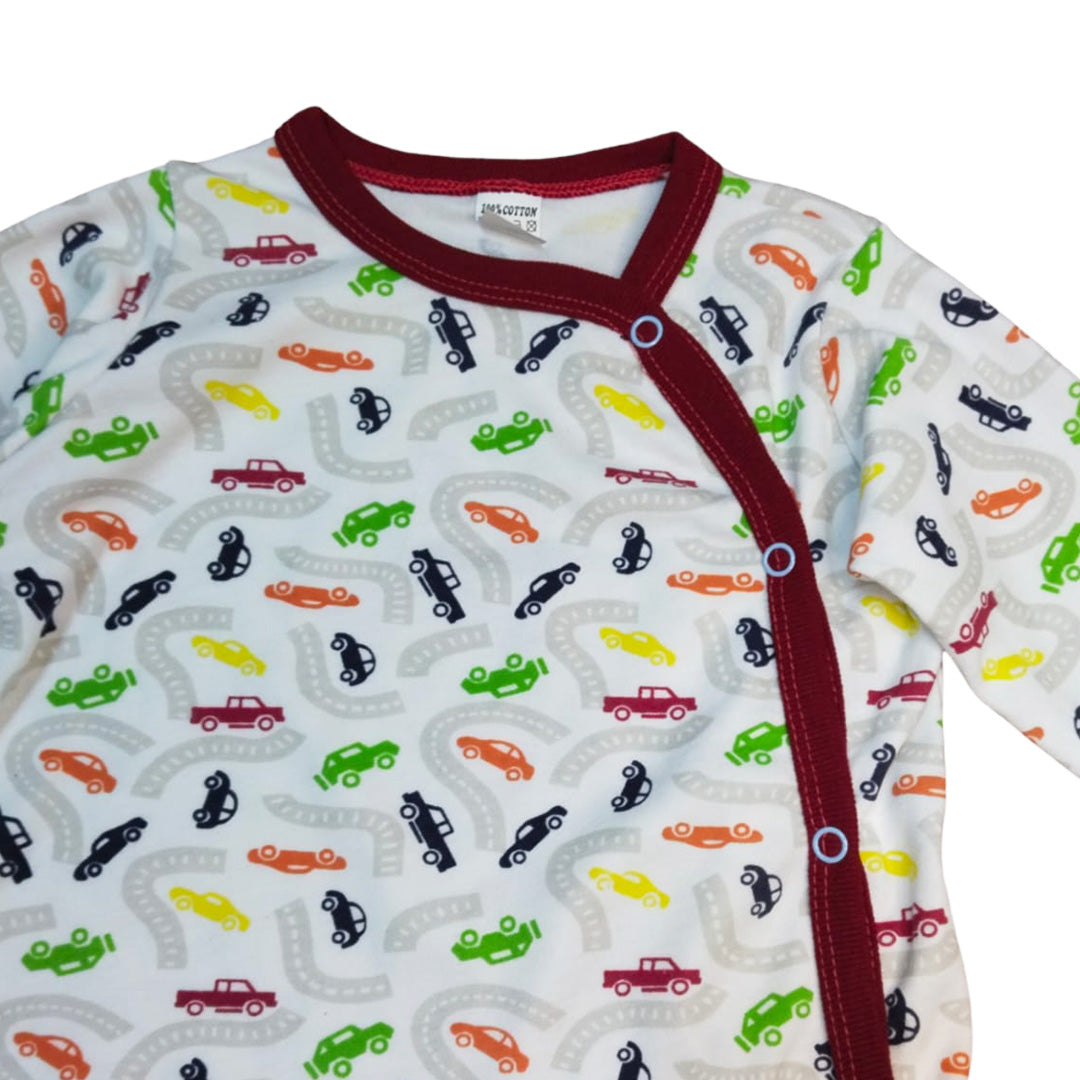 Baby One Piece Onesie - Carrots & Fish Print