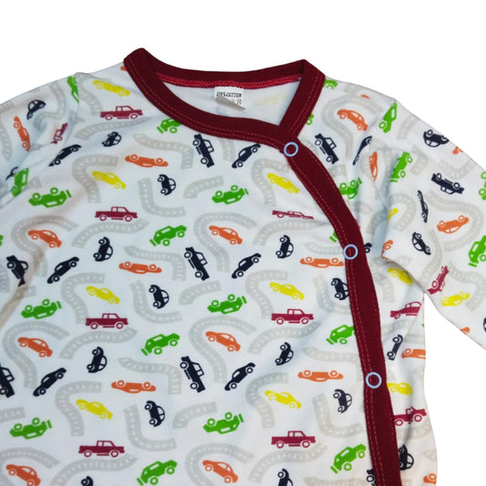 Baby One Piece Onesie - Carrots & Fish Print