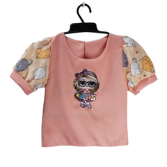 Adorable Baby Onesie with Cat Print