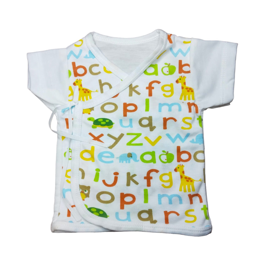 Baby Onesie with Alphabet Letter Pattern | Children's Clothing | Infant Onesie