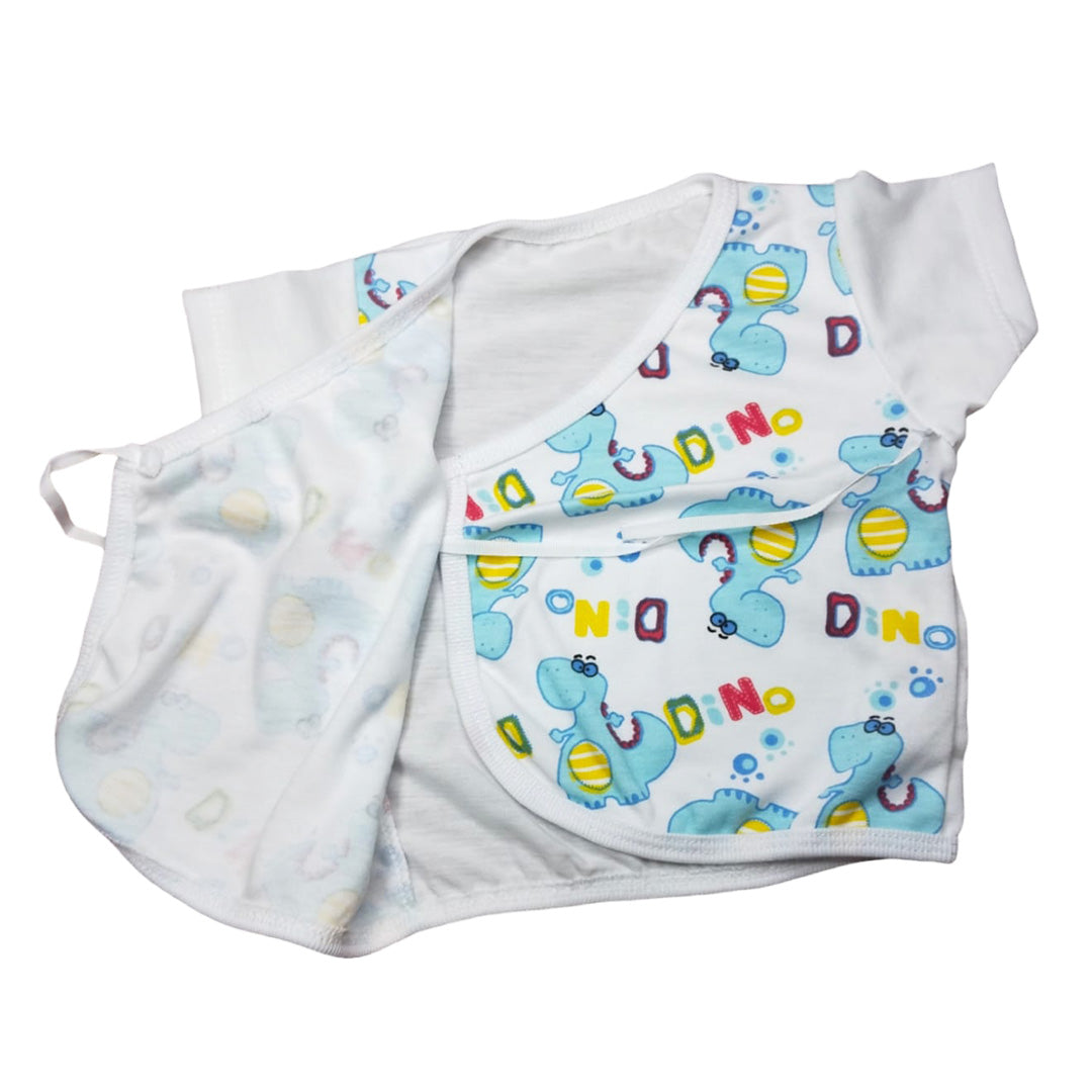 Adorable Blue Nursery Romper with Donut Design - Baby Boy Onesie
