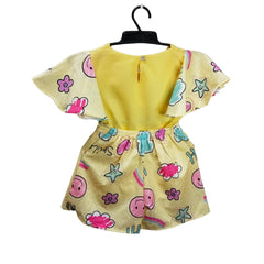 Chic Girls' Dressing Gown with Unique Pattern and Bow - Cozy and Cute Design