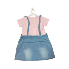 Cute Little Girls Denim Overalls with Paw Patrol Character