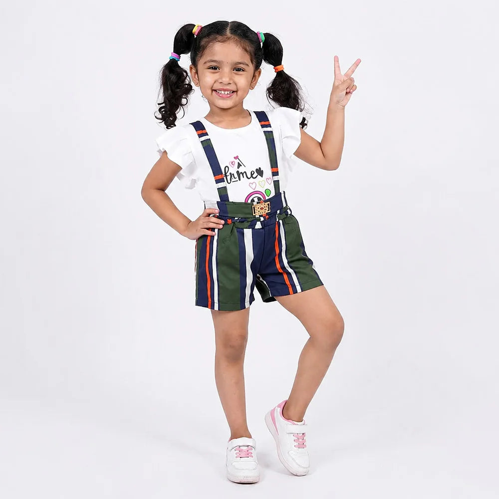 Cat Lover Children's Onesie and Shorts Set