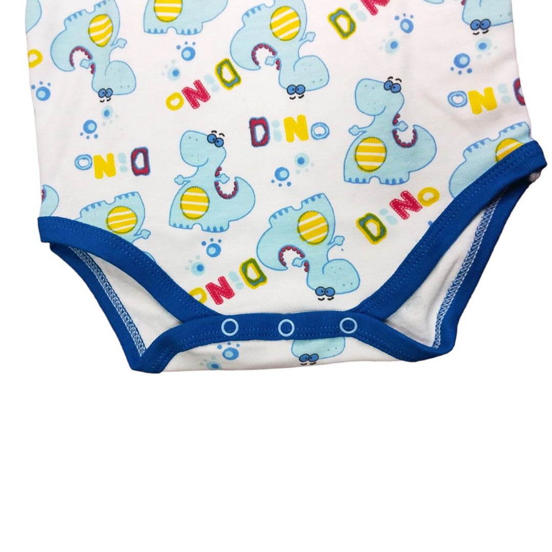 Adorable Blue and White Baby Onesie