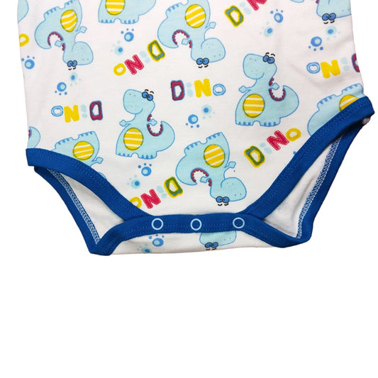 Adorable Blue and White Baby Onesie