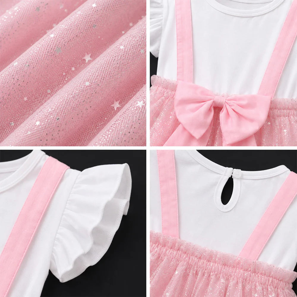 Pink Baby Dress with Bow - Chic, Adorable Girls Formal Wear