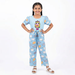 Adorable Two-Piece Onesie Pajamas with Animal Pattern